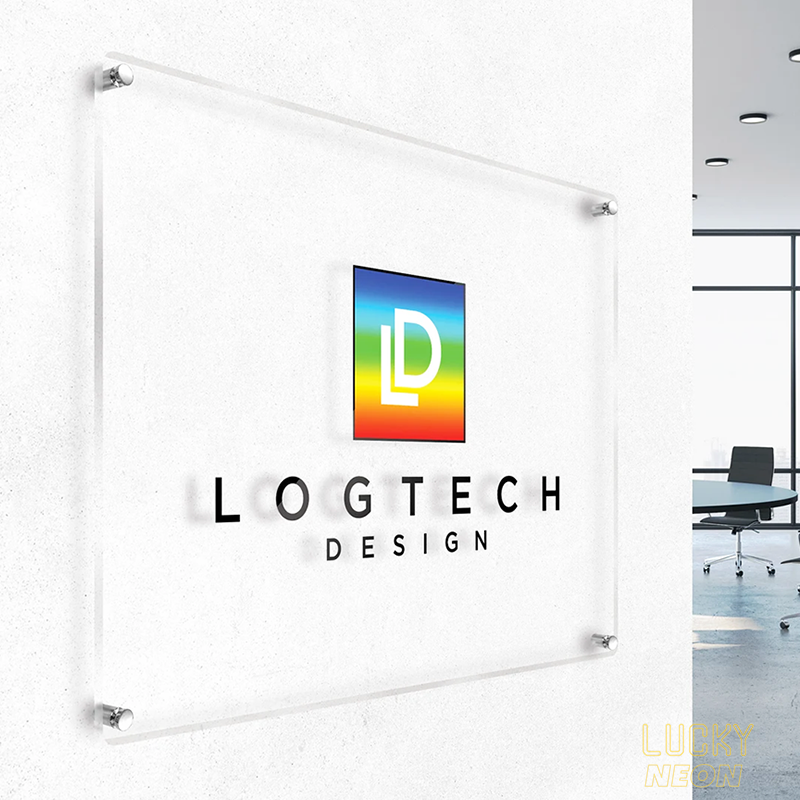 Business Lobby Logo Signs Lobby Sign, Backlit Signage, Office Sign,