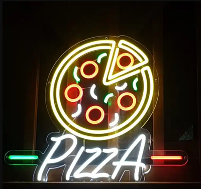 Custom Pizza House Neon Sign Business Logo For Company,Coffee Shop,Office,Store