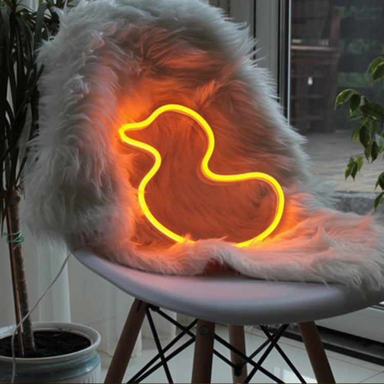 Duck Neon Sign, Animal Neon Sign, Funny Duck Neon Sign for kitchen