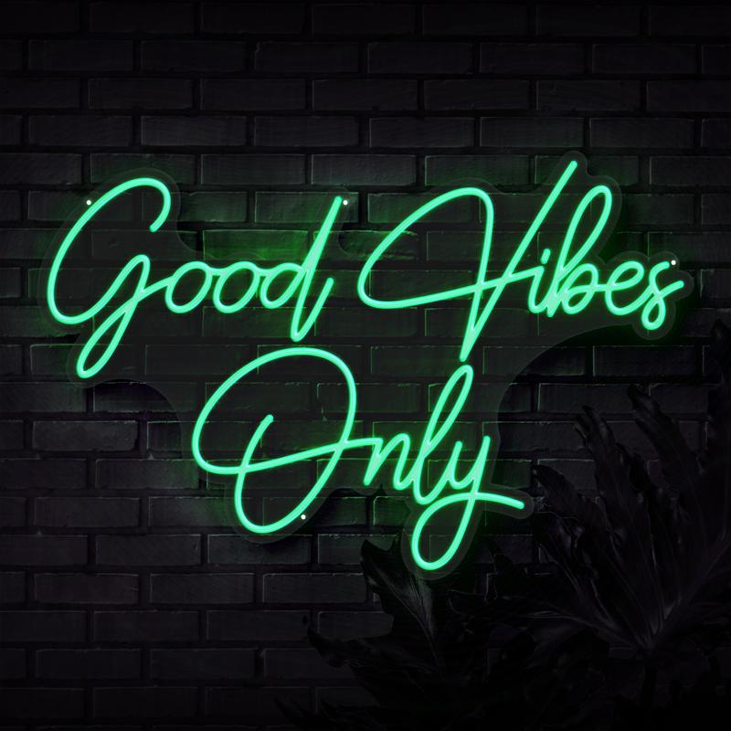 Good vibes only neon sign,Good vibes only led sign,Good vibes only light sign,Good vibes only wall art,Good vibes only wall decor