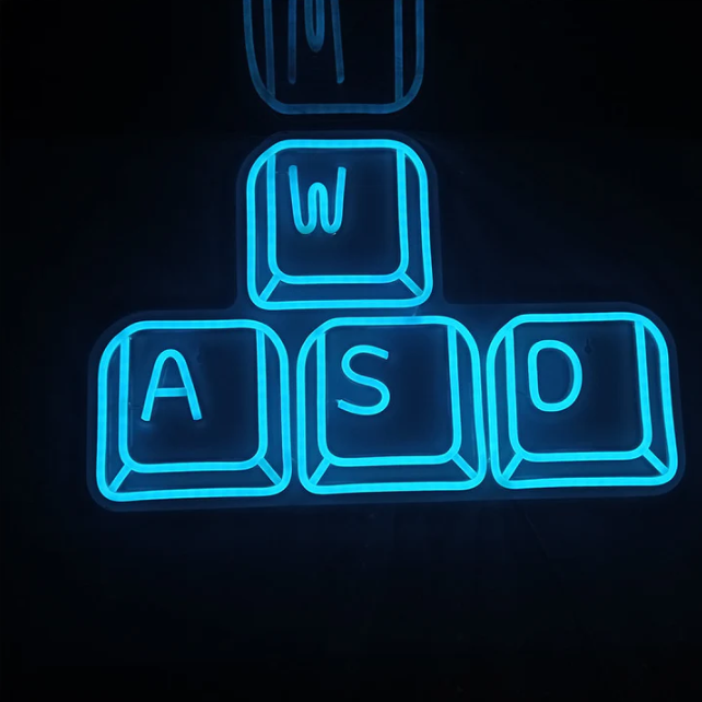 Keyboard LED Neon Signs