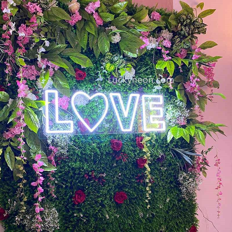 Love Neon Sign Wedding Neon love Signs LUCKYNEON