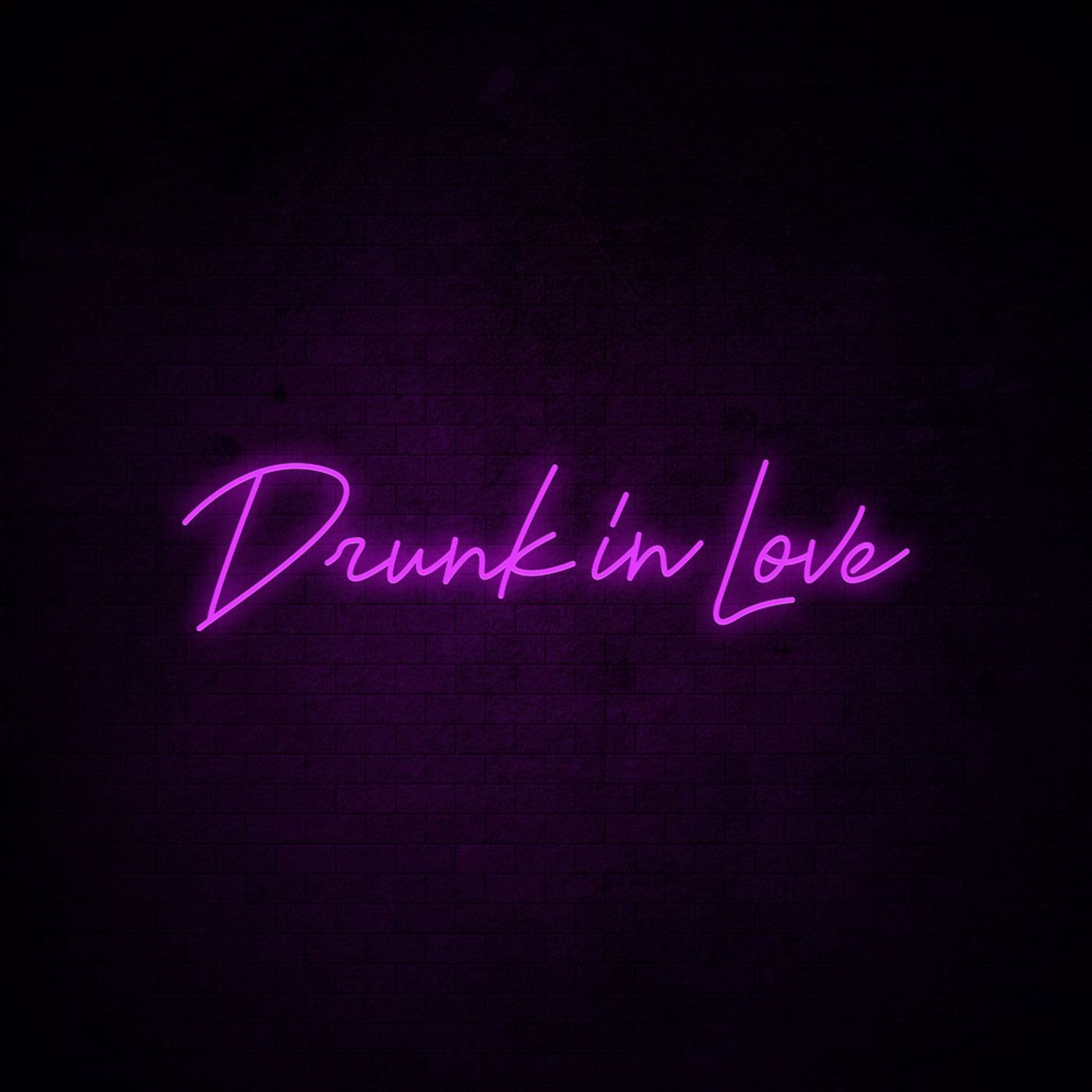 Drunk In Love Wall Neon Signs Wall Light for Home Decor or Bar Wall Neon Light Sign Provides Light for Parties, Living Spaces, or Restaurants