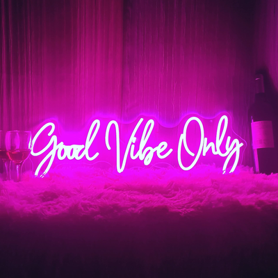 Good Vibes Only Neon Sign