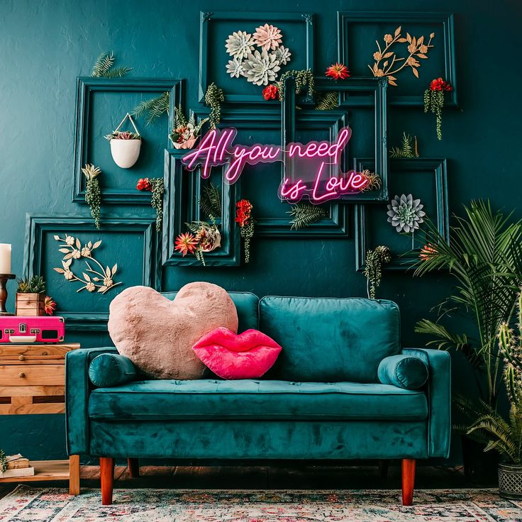 Ideas Of Living Room Neon Signs