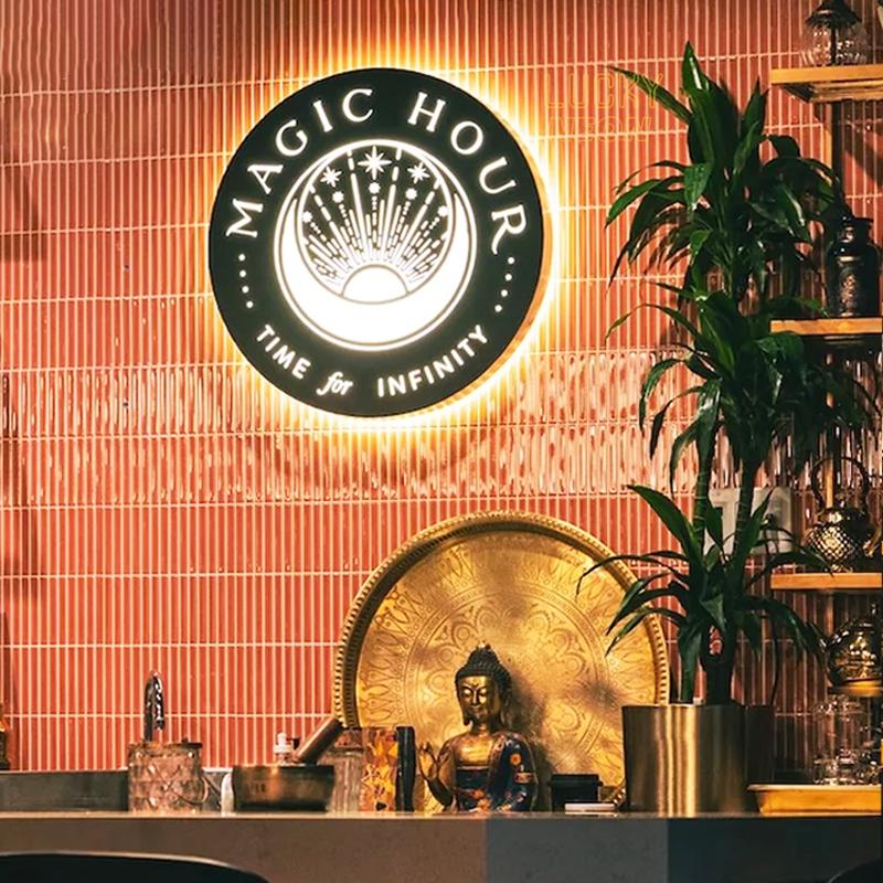 Metal Backlit Light Box With Custom Logo For Business, Storefront ...