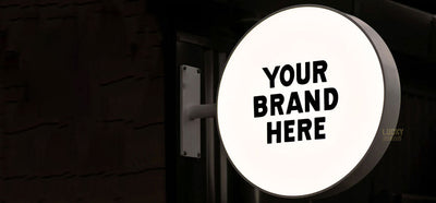 Custom LED Light Box Signs for Business Space