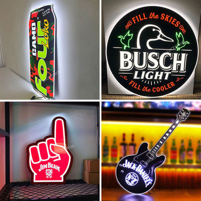 Custom Ultra-Thin Acrylic Light Box Sign for Business