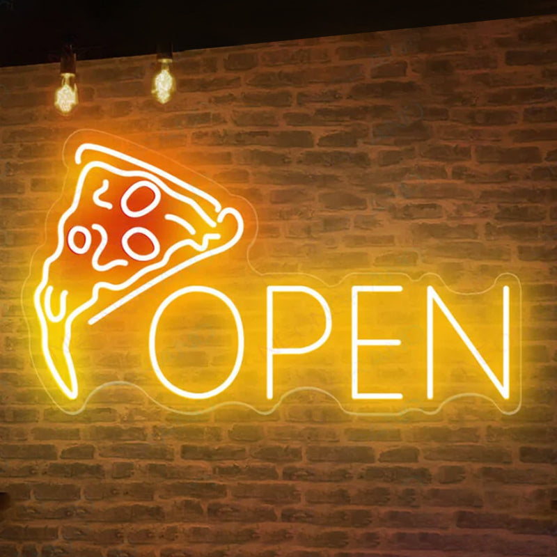 Custom Pizza House Neon Sign Business Logo For Company,Coffee Shop,Office,Store