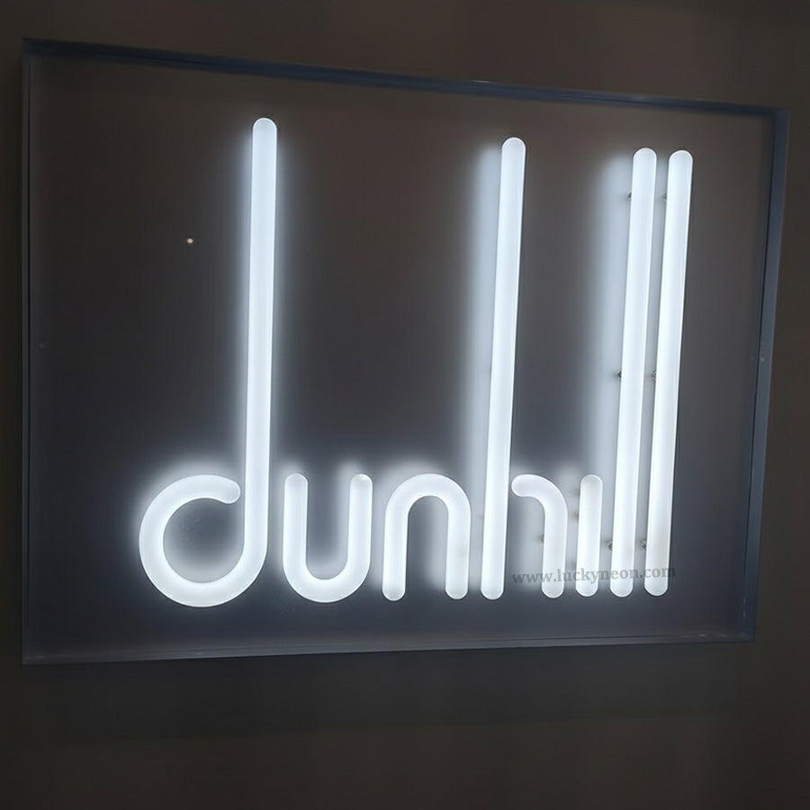 Custom 360° Acrylic Neon Sign - Full Glow LED Signage for Commercial Spaces