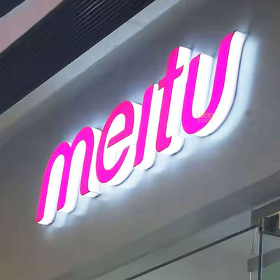 Custom 3D Fully Lit Acrylic Letter Sign for Storefront, Interior, and Business Branding