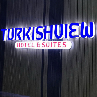 Custom 3D Fully Lit Acrylic Letter Sign for Storefront, Interior, and Business Branding