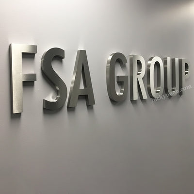 Custom Dimensional Sign Letters - 3D Wall Logo & Lettering