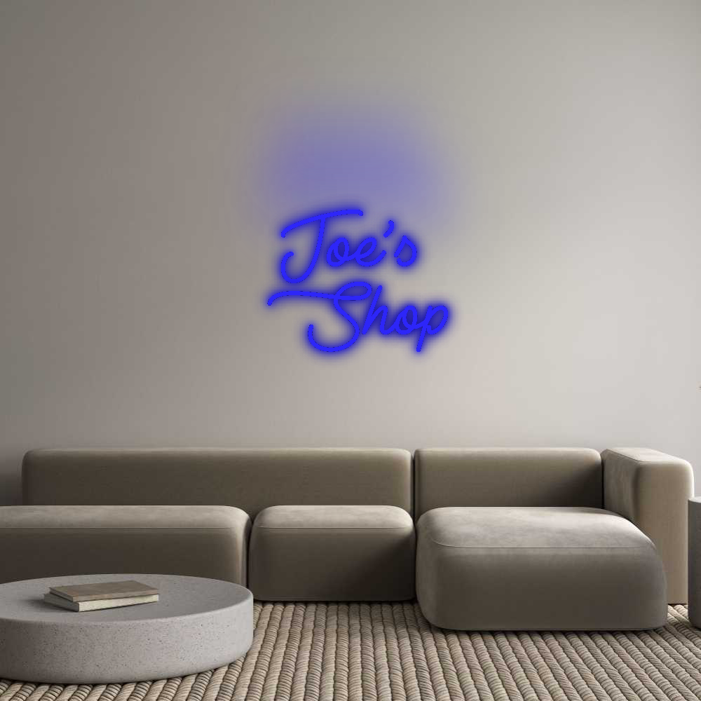 Custom Neon: Joe’s
 Shop