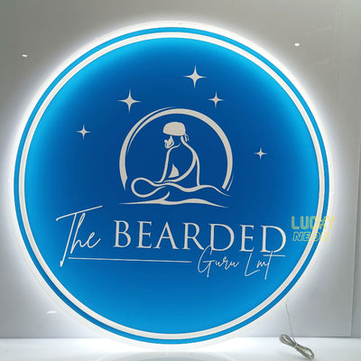 Acrylic Backlit Sign - Custom Acrylic Gold Letter Sign