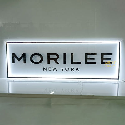 Acrylic Backlit Sign - Custom Acrylic Gold Letter Sign