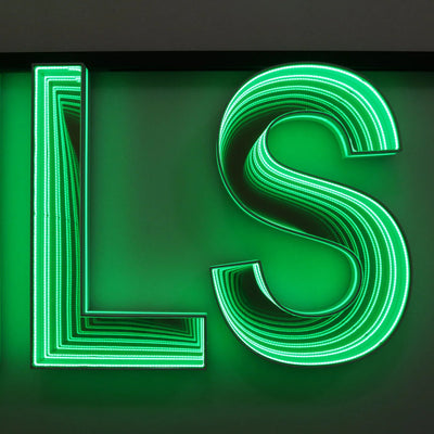 Custom 3D Infinity Mirror LED Light Sign - Personalized Magic Letter Sign