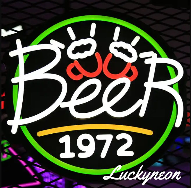 Custom neon beer signs 2025