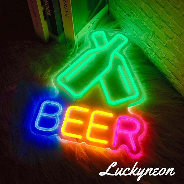 Custom led beer signs on sale