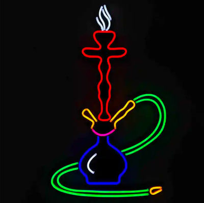 Custom Hookah Shisha Shop Neon Sign Business Logo For Company,Coffee Shop,Office,Store,Bar