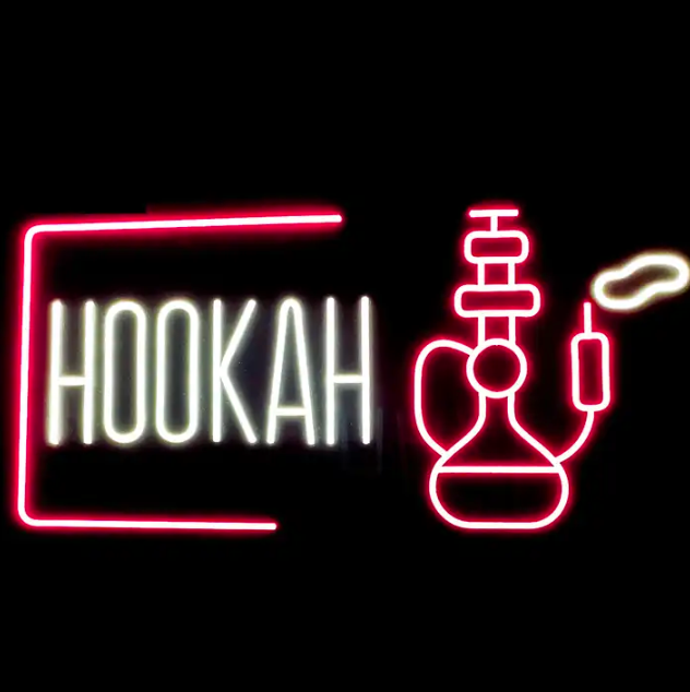 Custom Hookah Shisha Shop Neon Sign Business Logo For Company,Coffee Shop,Office,Store,Bar