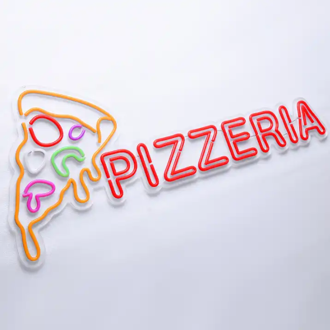 Custom Pizza House Neon Sign Business Logo For Company,Coffee Shop,Office,Store