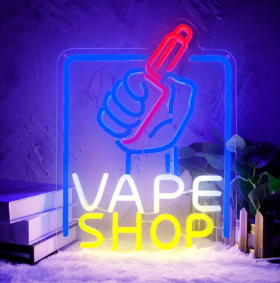 Custom Smoke Shop Neon Sign Business Logo For Company,Coffee Shop,Office,Store,Bar