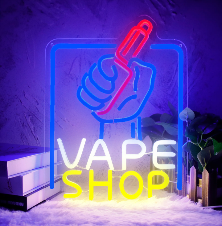 Custom Smoke Shop Neon Sign Business Logo For Company,Coffee Shop,Offi –  LUCKYNEON