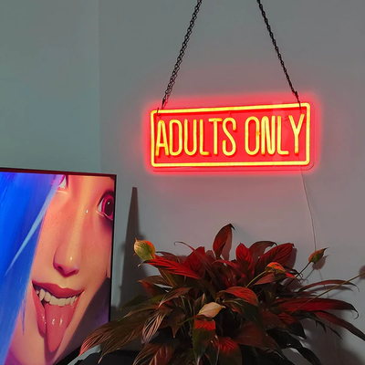 Adults Only Neon Sign