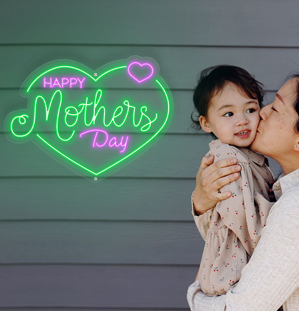 Happy Mother's Day - LED Neon Sign