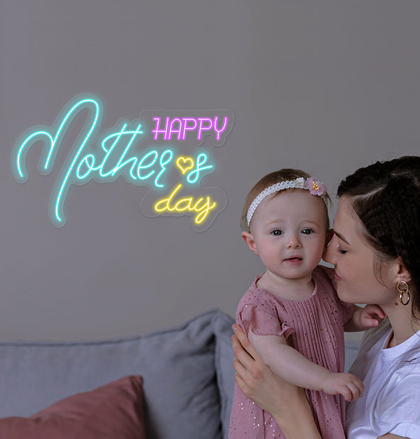 Happy Mothers Day - LED Neon Sign