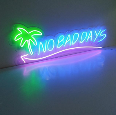 NO BAD DAYS Neon Sign