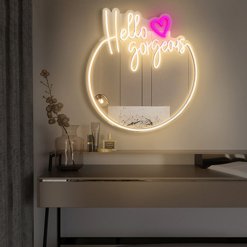 Wholesales Hello Gorgeous Mirror - LED Neon Sign Mirror