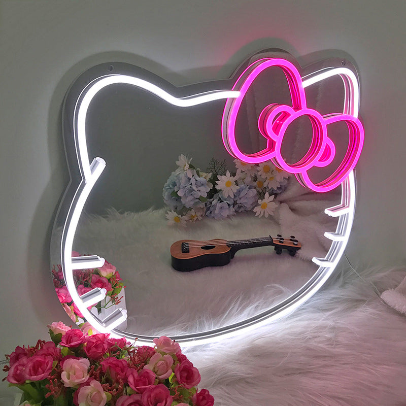 Wholesales Kitty Mirror - LED Neon Sign Mirror