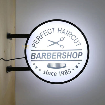 Custom Outdoor Advertising Lightbox Sign - Double Sided Illuminated Signage