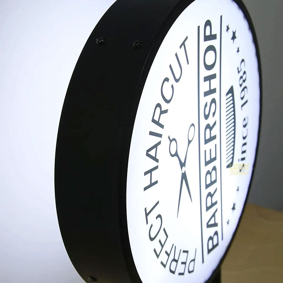 Custom Outdoor Advertising Lightbox Sign - Double Sided Illuminated Signage
