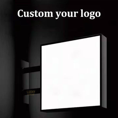Custom Outdoor Advertising Lightbox Sign - Double Sided Illuminated Signage
