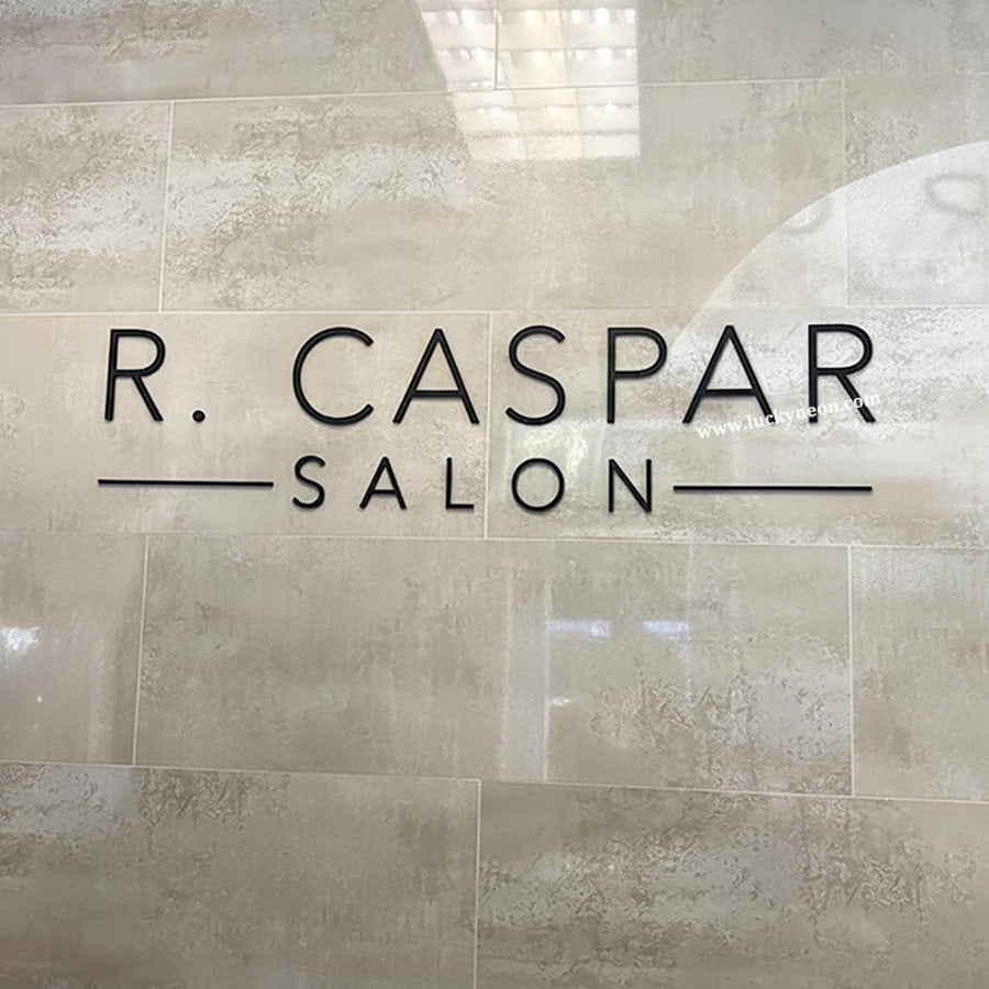 Custom Acrylic Flat Cut Letters - Laser-Cut Logo Sign for Wall