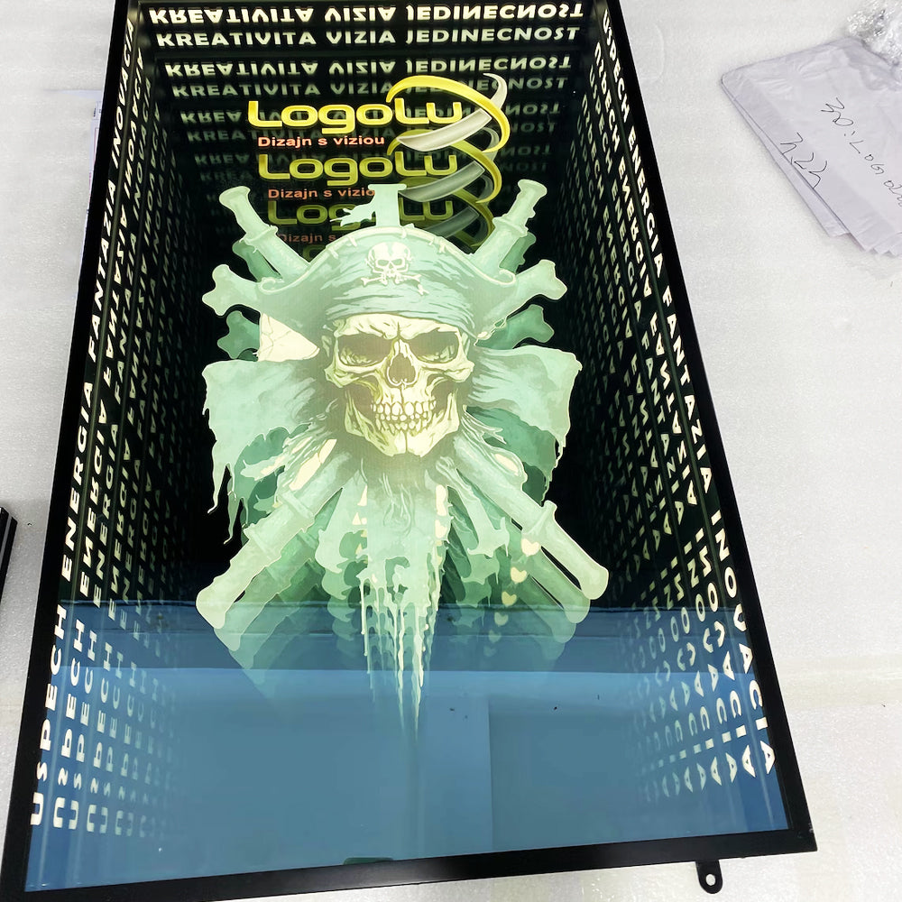 Custom Neon Mirror Light Box - Personalized Infinity Neon Mirror Sign