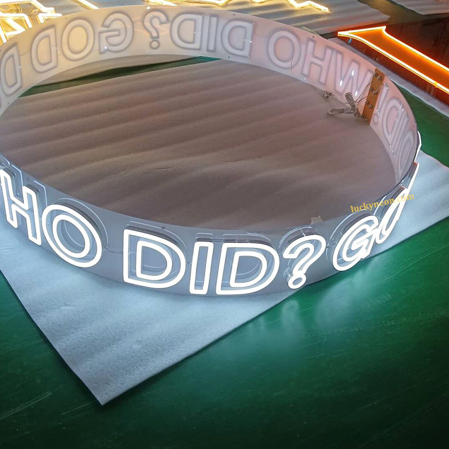 Custom Hanging 360° Arc Neon Sign - Ceiling LED Neon Sign for Bars & Clubs