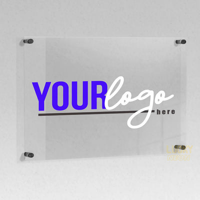 Custom UV-Printed Acrylic Door Sign for Office, Room
