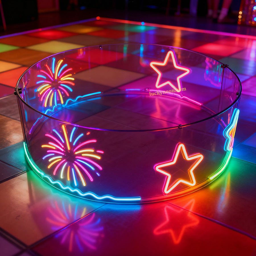 Custom Hanging 360° Arc Neon Sign - Ceiling LED Neon Sign for Bars & Clubs