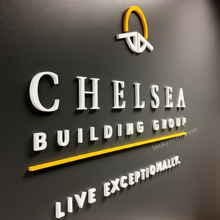 Custom Dimensional Sign Letters - 3D Wall Logo & Lettering