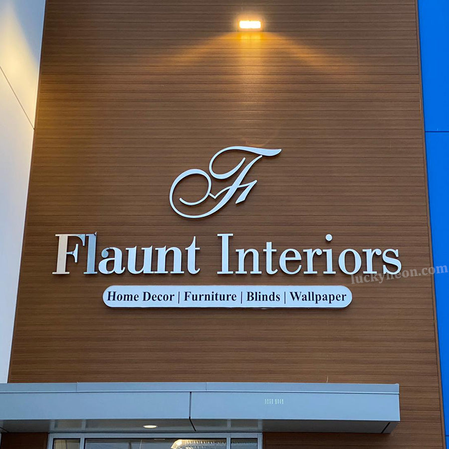 Custom Metal Dimensional Sign Letters - Outdoor 3D Wall Logo & Lettering