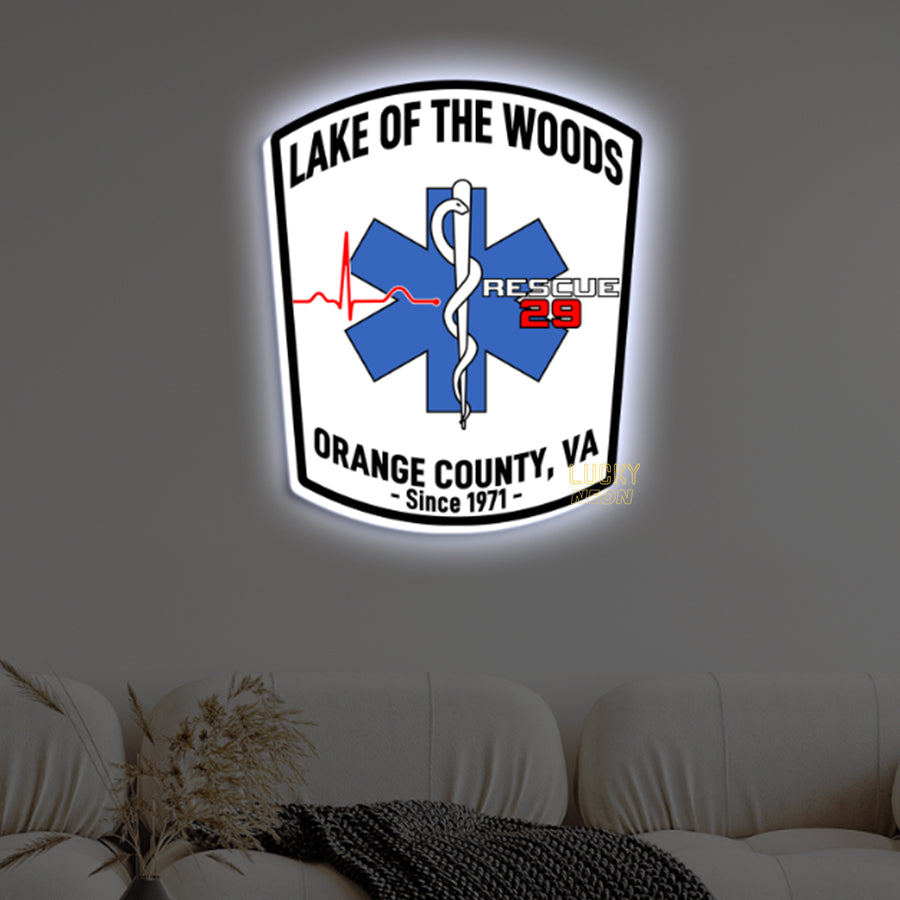 Custom Backlit Acrylic Light Box Sign - Ultra-Thin Brand Logo Sign for Business