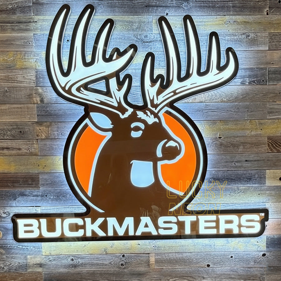 Custom Hanging Backlit Acrylic LED Light Box Sign - Ultra-Thin Advertising Sign for Beer, Beverage & Bottle Logos