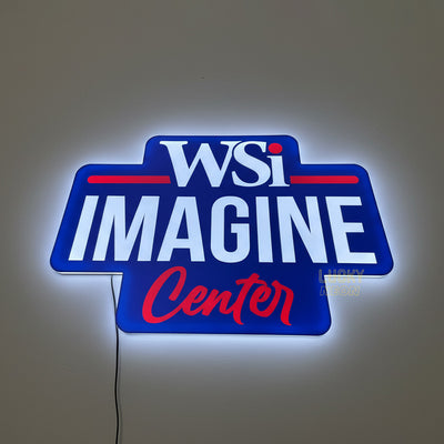 Custom Hanging Backlit Acrylic LED Light Box Sign - Ultra-Thin Advertising Sign for Beer, Beverage & Bottle Logos