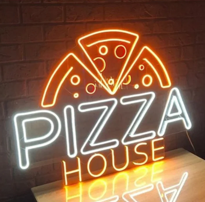 Custom Pizza House Neon Sign Business Logo For Company,Coffee Shop,Office,Store