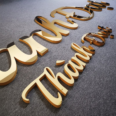Custom Dimensional Sign Letters - 3D Wall Logo & Lettering