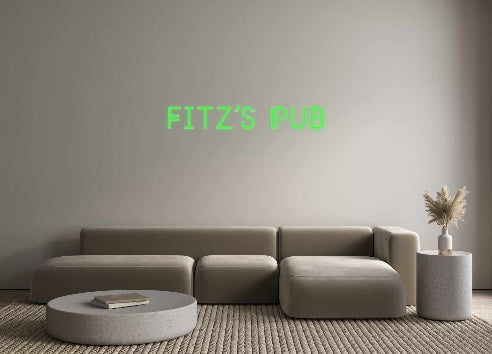 Custom Neon: Fitz’s Pub